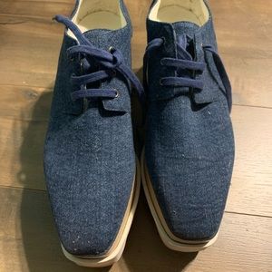 Stella McCartney oxford wedge